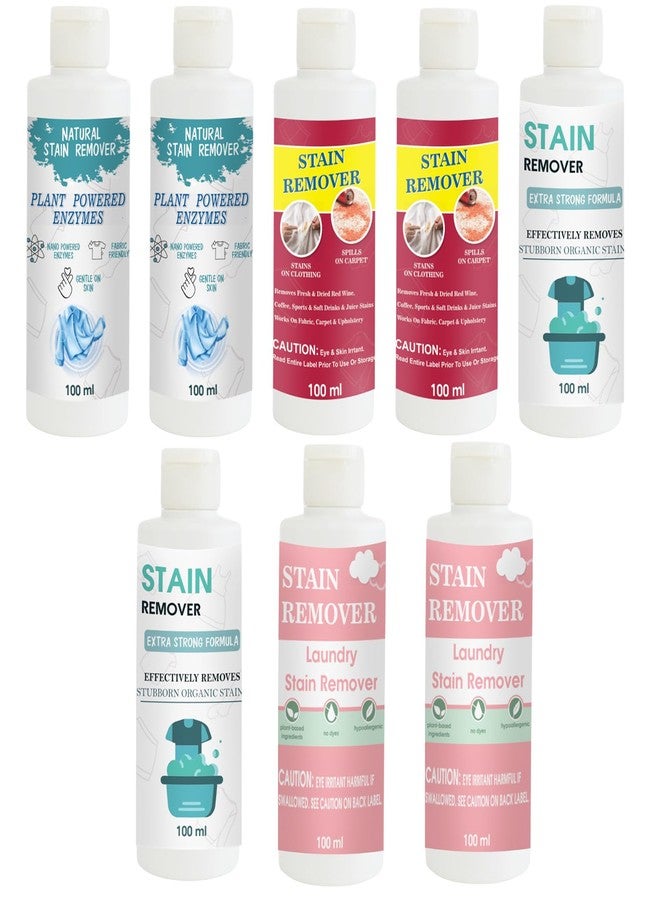 TOOVUS Stain Remover Combo Pack of Shirt x2, Red x2, Doll x2, Pink and Pink Stain Remover | Multi-Surface Cleaning Solution for Clothes, Fabrics, Upholstery (100 g Each - Image 1